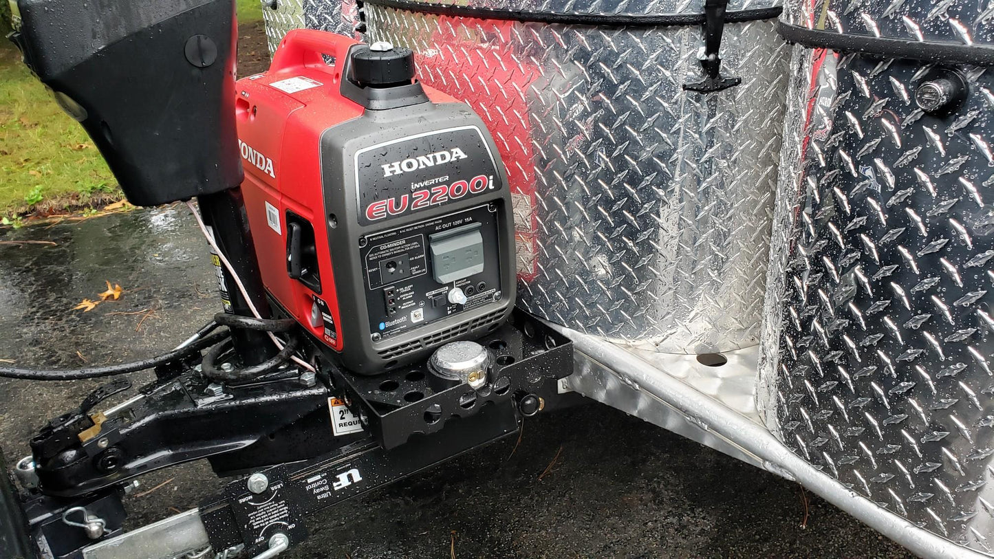 Generator Tray | Heavy Duty Basket Locking for RV, Camping and Trucks