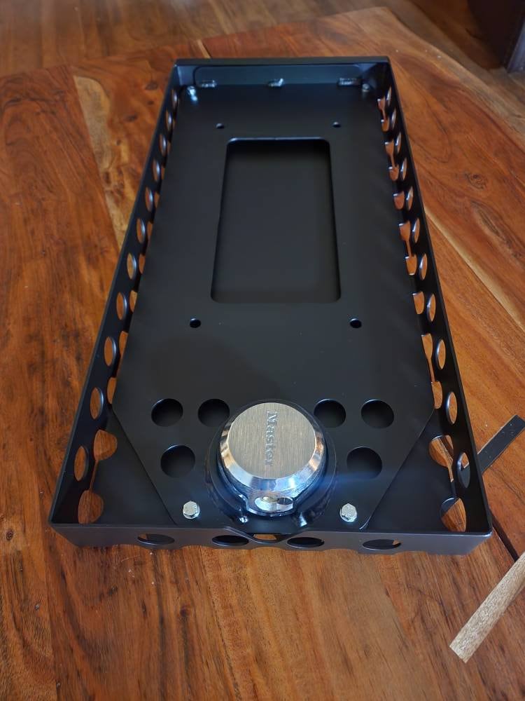 Generator Tray | Heavy Duty Basket Locking for RV, Camping and Trucks