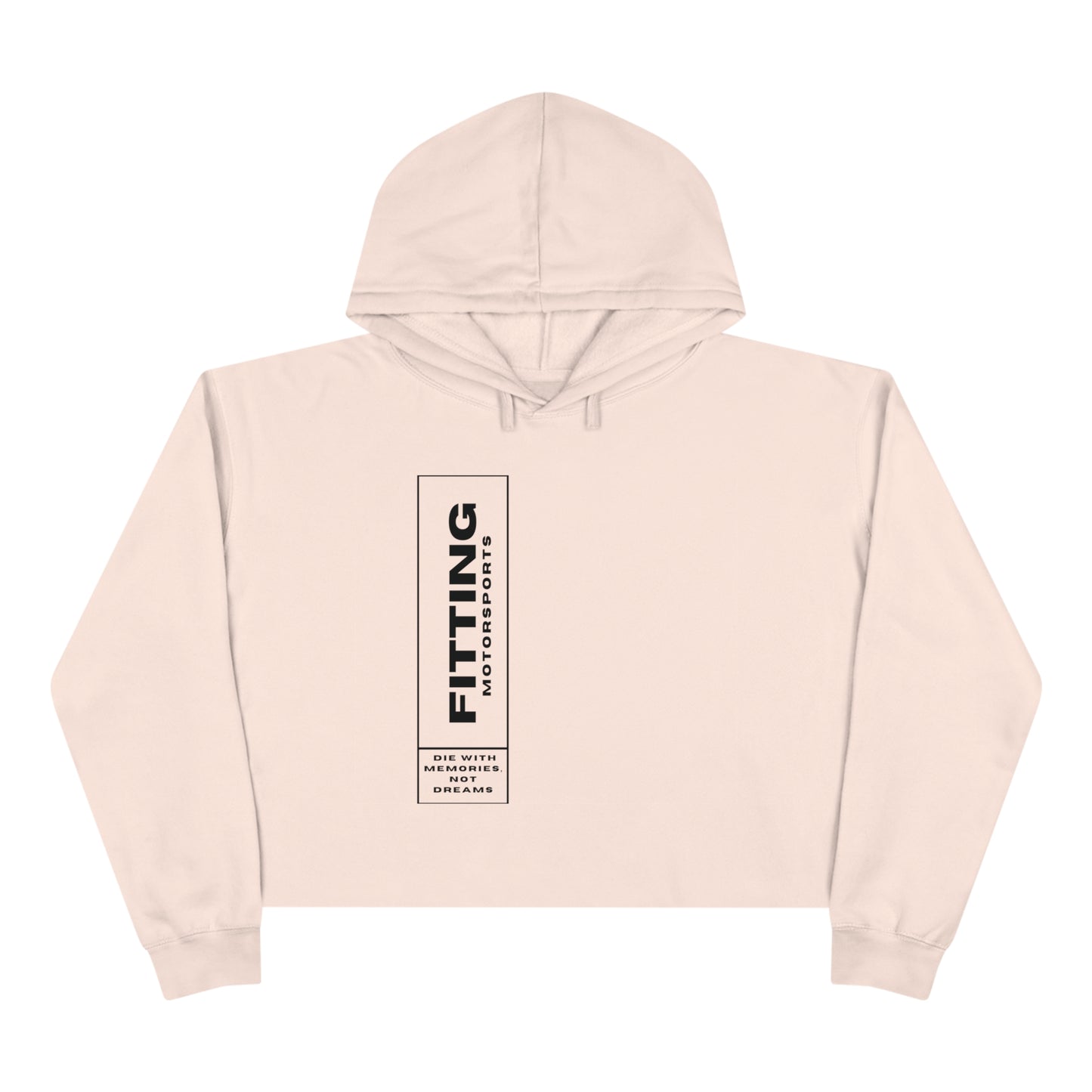 Vertical FM Crop Hoodie