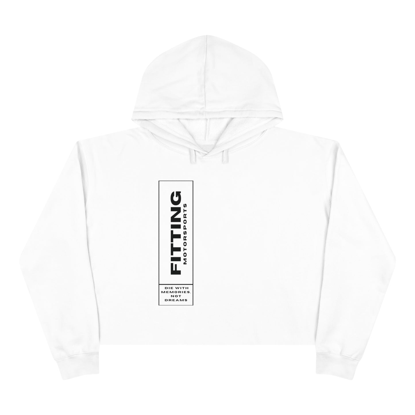 Vertical FM Crop Hoodie