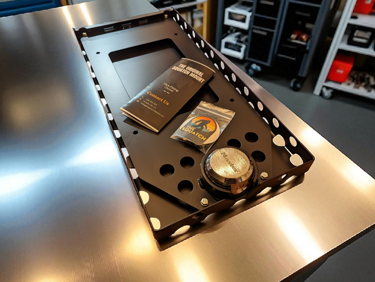 Generator Tray | Heavy Duty Basket Locking for RV, Camping and Trucks